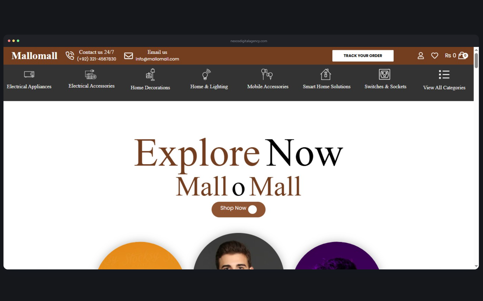 Mallo Mall website screenshot